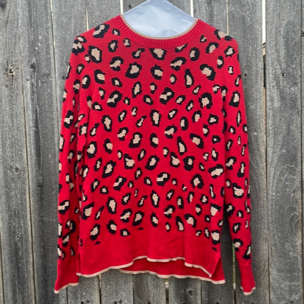 Charter Club Leopard Sweaterwomens ! Medium